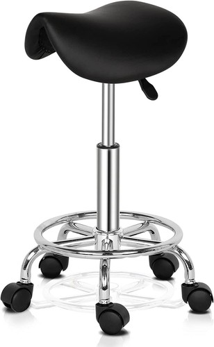 Saddle salon stool - saddle,