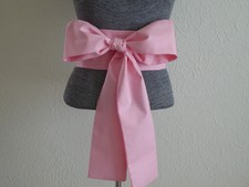 Japanese 110"  x 4" Cotton OBI Sash Belt Kimono Yukata Wedding - Pink