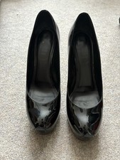 YSL Tribute Heels Black. Size 38 UK