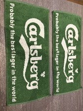 Carlsberg Bar Towels X 2 New