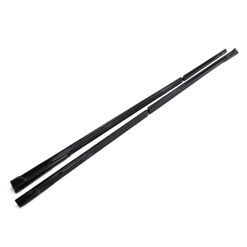 Gloss black side - side, skirts