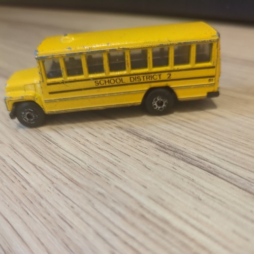Matchbox american school bus - school,