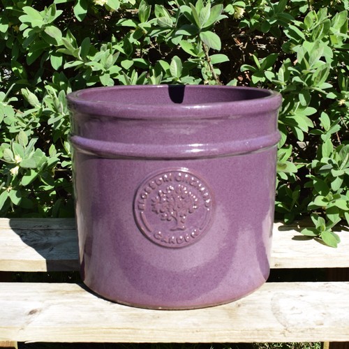 Pot ceramic 30cm plum - ceramic, purple
