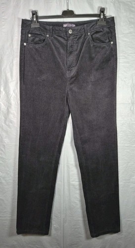 Straight black corduroy - s,