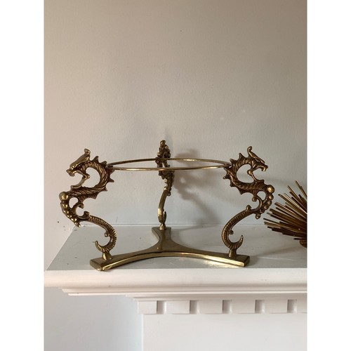 Vintage solid brass dragon - solid,
