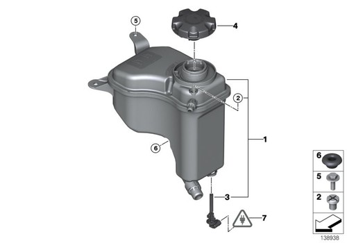 Bmw genuine coolant level - bmw,
