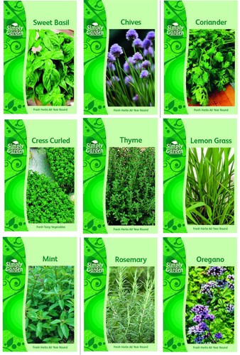 Simply garden fresh herb seeds - garden,