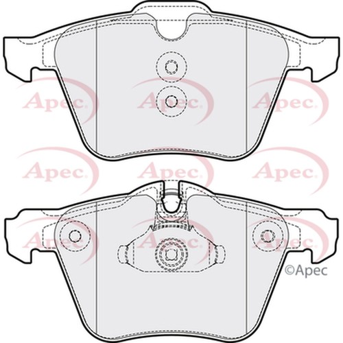 Brake pads set for - for, xk