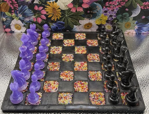 Custom resin chess - resin,