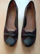 Hotter Delray-Delra Comfort Concept Women's Brown Leather Shoes Size 6