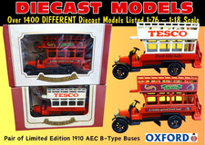 2 x OLD 1910 AEC B TYPE BUSES
