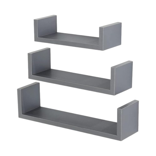 Shaped floating shelve - u, wall