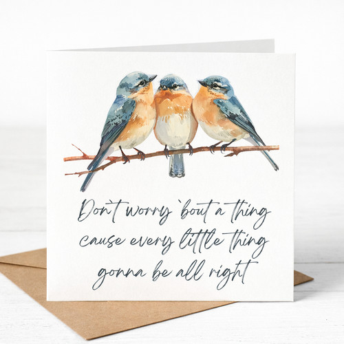 Inspirational card birds - inspirational,