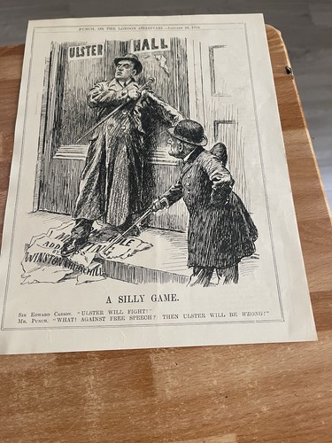 Punch cartoon 1912 silly - punch,