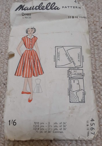Vintage maudella 1950s dress - vintage,