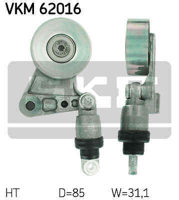 Tensioner pulley ribbed - pulley,, v-ribbed