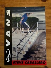 Steve Caballero 90's Vans Promo Poster Street Cab