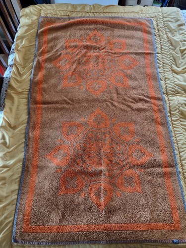 Vintage retro bath towel - retro,