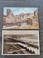 2 Swanage Vintage Postcards RPC