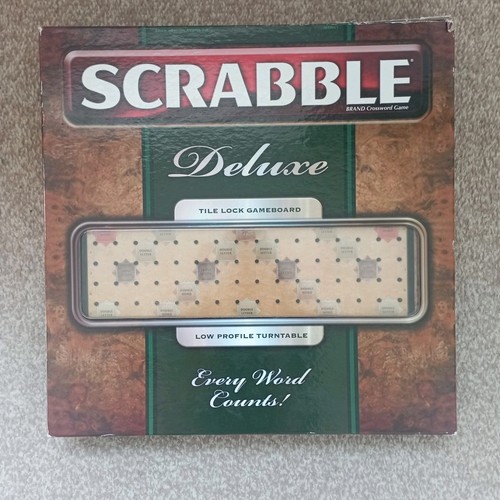 Scrabble deluxe mattel 2009 - scrabble,