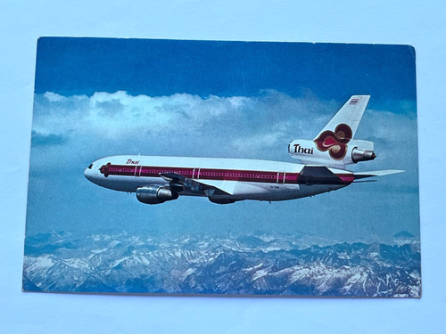 Aviation airline postcard thai - aviation,