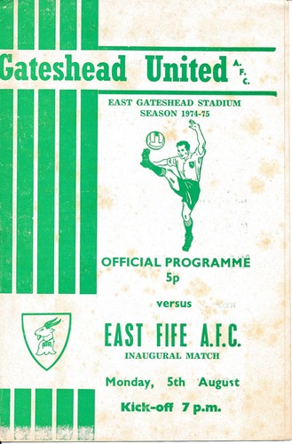 Gateshead united east fife - united, v