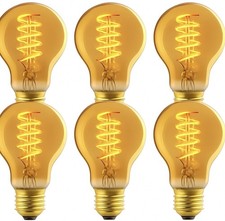 E27 Vintage LED Bulbs 4W Amber