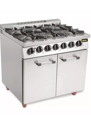 Buffalo 6 Burner Gas Oven