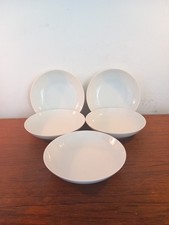 Rosenthal Sanssouci White Classic Rose Bowls X5, 18.5cms DIAMETER 