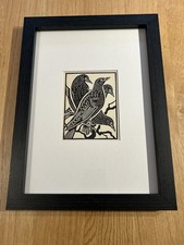 ‘Starling’- Framed Woodcut