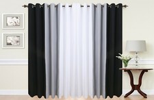 Eyelet curtains Ring Top Fully