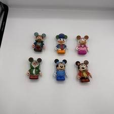 Disney Vinylmation Mickeys Christmas Carol Bundle x6 Good Condition