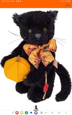 Halloween Cat - Black, Mohair