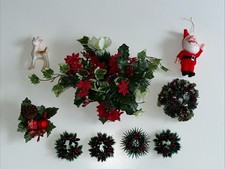 Vintage Kitsch Plastic Holly