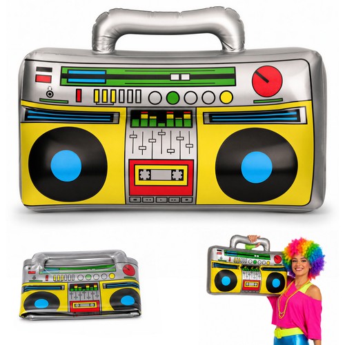 Inflatable boom box radio - box,
