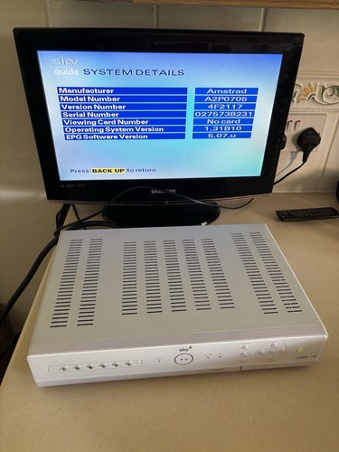 Sky amstrad drx280 80gb - sky, hd
