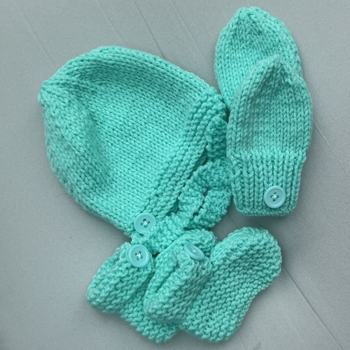 Mint wool knit - knit, baby
