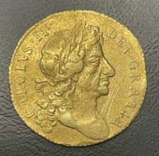 Rare 1673 Charles II Gold