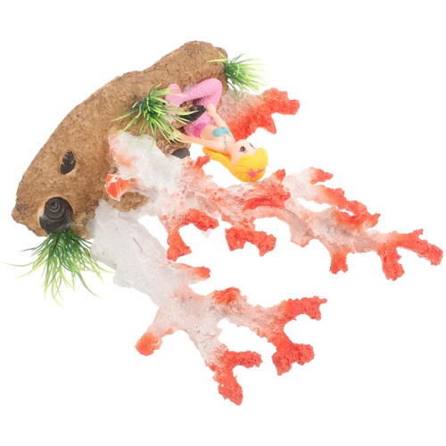 Fish tank mermaid - fish, on