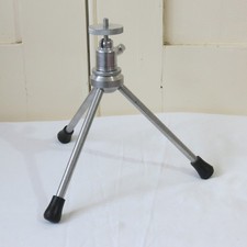 Vintage unbranded table tripod in aluminium with ball head