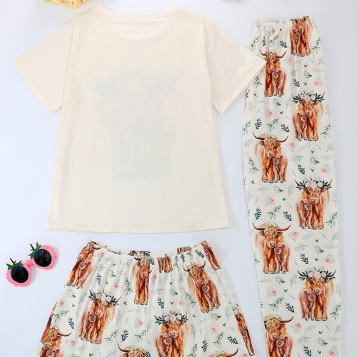 Cow animal pyjama set women - pyjama,