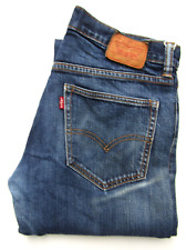 Levi's Hesher men's jeans regular straight leg W31 L34 mid blue stretch LEVF523