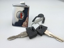 Chrome Vespa T5 PX Disc EFL Glovebox Toolbox Lock & 2 KEYS (1984 - ON)