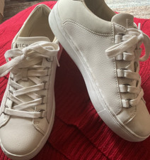 SKECHERS - Casual Los Angeles leather upper trainers - pumps - UK size 5 - White