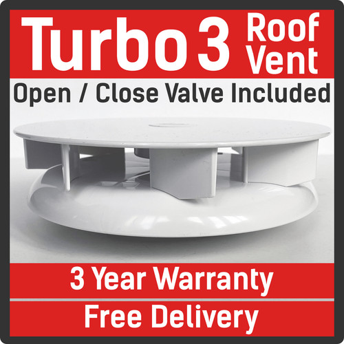 Turbo wind driven roof - 3, vent