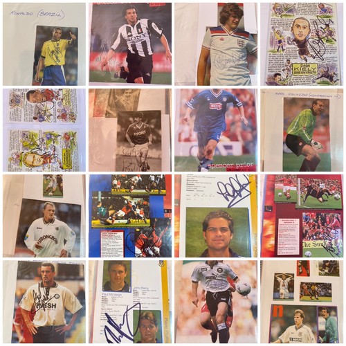 Signed football photos in - signed,