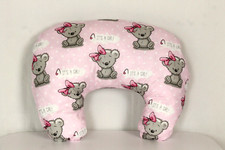 NURSING BREAST FEEDING PILLOW  CUSHION BABY SUPPORT MATERNITY TEDDY BEAR GIRL
