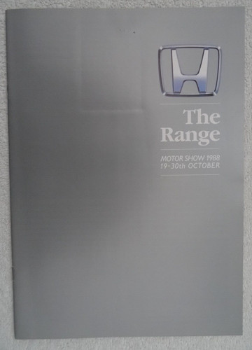 Honda brochure 1988 - 1988., motor