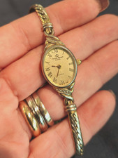 Vintage 70s Gold Quartz Watch