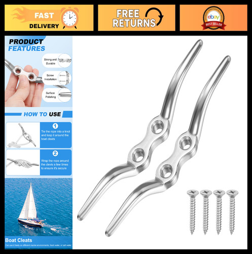 Stainless steel boat cleat - boat,